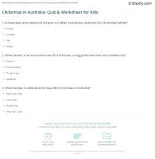 Think you know a lot about halloween? Christmas In Australia Quiz Worksheet For Kids Study Com
