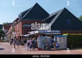 Shopping street in the small seaside town of Saundersfoot, Pembrokeshire,  Wales Stock Photo