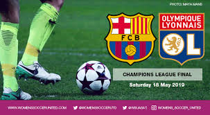 Furthermore, whoever wins this final will become the first team to claim both the men's and women's uefa champions league crowns. Barcelona V Lyon 2018 19 Uefa Women S Champions League Final Womens Soccer United