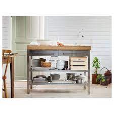 Per passare da un'altezza totale del banco da 850 a 1025 mm (piano di lavoro da 40 mm incluso) base in lamiera d'acciaio spessore 12/10; Rimforsa Banco Da Lavoro Inox Bambu Ikea It