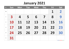 Printable Calendar January 2021 Free Premium In 2020 Calendar Printables Printable Calendar Template Calendar Template