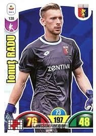 Andrei ionut radu (bucarest, 28 maggio 1997) é un giocatore rumeno portiere dell'inter con presenze in prima squadra e. Card 128 Ionut Radu Panini Calciatori 2018 2019 Adrenalyn Xl Laststicker Com