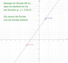 Gerade Zeichnen Geogebra