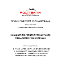 Memupuk dan memperkukuhkan perpaduan negara dan integrasi nasional berbanding responden gina dan india. Sukan Perpaduan E Folio Flip Ebook Pages 1 12 Anyflip Anyflip