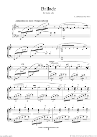 Buy Sheet Music Debussy