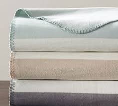 Pale Blue Throw Blanket Pottery Barn