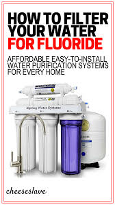 How To Filter Fluoride Affordable Fluoride Water Purification Systems Detox Water For Clear Skin Natural Detox Water Water Purification System