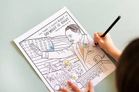 A white mom wouldn't let her son play with martin luther king jr. Free Coloring Page Honoring Dr Martin Luther King Jr Bravery Mag
