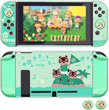 Nintendo switch animal crossing carrying case dj l. Amazon Com Dockable Case For Nintendo Switch Fanpl Protective Case Cover For Nintendo Switch And Joy Con Controller With 2 Marshal Design Thumb Grips Animal Crossing Island Version