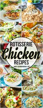 Using leftover rotisserie chicken really enhances the flavor these enchiladas. The Best Rotisserie Chicken Recipes What To Do With Leftover Rotisserie Chicken