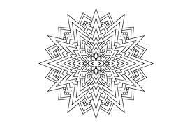 Make a fun coloring book out of family photos wi. Geometric Mandala Coloring Page Grafico Por Alihriday Creative Fabrica