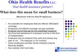 Ohio Health Benefits Llc Your Health Insurance Partner Pdf