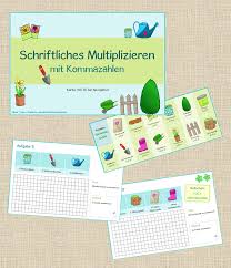 Frau Locke Schriftliches Multiplizieren Mit Kommazahlen Ein Schriftlich Multiplizieren Mathematik Lernen Mathe