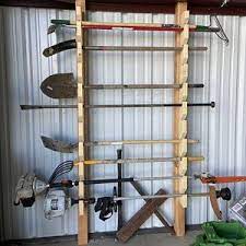 The Original Yard Tool Rack Etsy Yard Tools Garden Tool Storage Tool Rack