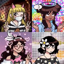 If you have one really good one you would like to share then use it as your pfp, tell people to drag it off the web page and onto their desktop (not for mobile) and use it as their pfp then if you want you can change your old one back! Tabbi S Super Cool Pfp Creator Picrew