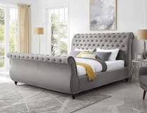 Image result for do you need a boxspring with a sleigh bed