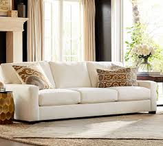 Study at home in style. Turner Square Arm Fabric Sofa Pottery Barn