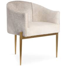 Art Deco Dining Chair In Champagne Cowhide In 2020 Art Deco Dining Chair Dining Chairs Modern Dining Chairs
