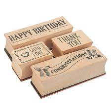 Stamp ∙ clear stamps ∙ bohemian florals ∙ clear stamp ∙ rubber stamps ∙ stamps for scrapbooking crafting card making decorations. 4 Piece Card Making Stamps Set Wood Mounted Rubber Stamps For Card Making Diy Crafts Scrapbooking Happy Birthday Thank You Congratulations With Love Buy Online In Saint Vincent And The Grenadines