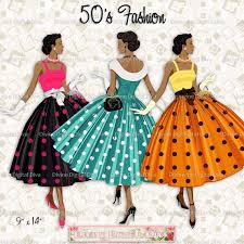 12 Ladies Of Color 50s Fashion Polka Dot Dress African Etsy Polka Dot Dress 50s Fashion Fashion