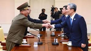 Image result for pic of north and south korea