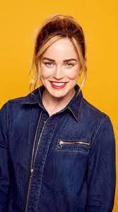 Red Lips Caity Lotz Jeans Shirt Celebrities Female Celebrity Wallpapers Celebs