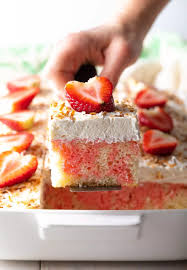 Easy Poke Cake Recipe Aspicyperspective Cake Poke Jello Southern Strawberry Pineapple Coconut P In 2020 Cake Recipes Easy Homemade Poke Cake Recipes Poke Cake
