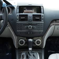 Airspeed Lhd For W204 Mercedes Benz Sticker For Mercedes Benz W204 Accessories Carbon Fiber Interior Trim Center Console Sticker Car Stickers Aliexpress Mercedes Mercedes Benz Benz
