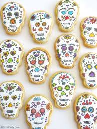 Sugar Skull Cookies Recipe Recipe Skull Cookies Sugar Skull Royal Iced Cookies
