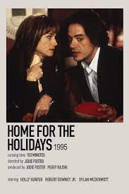 Home For The Holidays By Jessi Dylan Mcdermott Minimalist Movie Poster Movie To Watch List