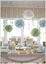 I Just Like Those Puff Ball Things Hanging From The Ceiling Cute Festa Per Il Nascituro Festa Di Battesimo Decorazioni Per Feste Fai Da Te