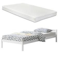 Metallbett für damen in der lichtfarbe natürlichweiss. En Casa Holzbett 90x200 Cm Weiss Mit Real De