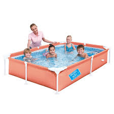 Ma 1ere Piscine Tubulaire Orange Logitoys King Jouet Piscines Logitoys Sport Et Jeux De Plein Air