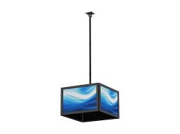 Monoprice Commercial Series Quad Sided Ceiling Tv Mount Bracket For Tvs 32in To 65in Max Weight 66lbs Per Screen Vesa Pattern