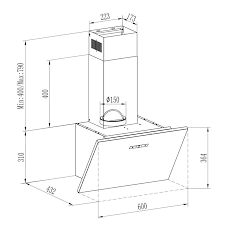 Klarstein Silver Lining 60 Hotte Aspirante 60 Cm 600 M H Eek A Inox