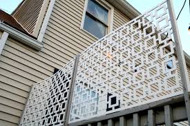 Vinyl siding holds up better against adhesive, so you can use all of the options i've presented. How We Hung Our Deck String Lights Privacy Screen And Artwork Outside Nesting With Grace