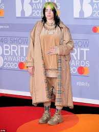 But the bad guy singer does have one requirement when it comes to in honor of eilish following her own style rules, here are some of the singer's best fashion moments so far. Brits 2020 Billie Eilish Commands Attention In Burberry Co Ord Outfits Burberry Outfit Billie Eilish
