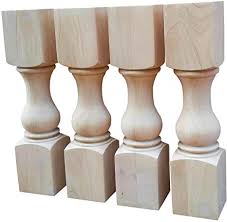 Put up your feet, our unfinished coffee tables approve! Amazon Com 18 Inch Traditional Bench Legs Or Coffee Table Legs Unfinished Wood Wide Set Of 4 Kitchen Dining
