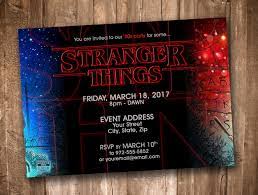 Stranger things party cupcake toppers. Stranger Things Party Invitation Personalized Digital Printable Stranger Things Halloween Party Stranger Things Halloween Stranger Things