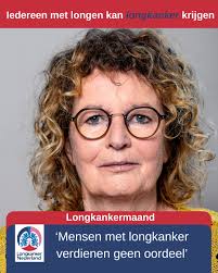 In de maand november, longkankermaand, delen we iedere week twee  ervaringsverhalen van mensen met longkanker. Het thema van dit jaar is  'Iedereen met longen kan longkanker krijgen'. “Mensen met longkanker  krijgen vaak