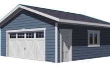 24x24 attic truss garage with overhead storage package. Garage Kits Bytown Lumber 20 Models Many Options