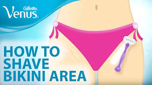 Razor handle (1 ct) razor cartridge. How To Shave Your Bikini Area With Gillette Venus Shaving Tips Youtube