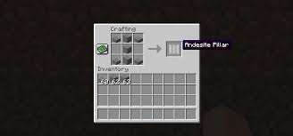 How To Build A Mossy Andesite Wall (Minecraft Bedrock Edition) - Youtube