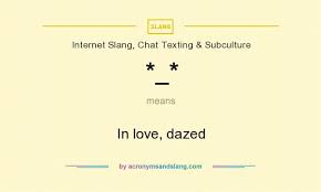 What does *_* mean? - Definition of *_* - *_* stands for In love, dazed. By  AcronymsAndSlang.com