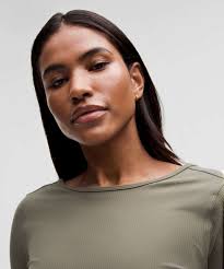 Lululemon Ribbed Nulu Scoop-Back Long-Sleeve Dress