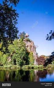 'parc des buttes chaumont' was created digitally in procreate on the ipad pro and in photoshop. Sibyl Temple Lake Image Photo Free Trial Bigstock