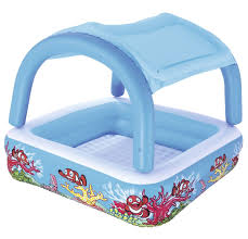 Find everything you need for an outdoor pool at walmart.ca. Bestway Canopy Play Paddling Pool 58 X 58 X 48 Inches Buy Online In Faroe Islands At Faroe Desertcart Com Productid 54537548