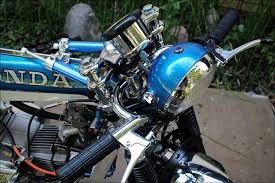 Image result for Nice Blue 1977 Honda