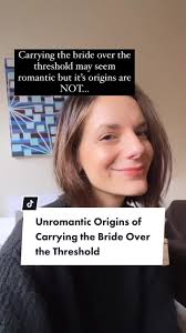YIKES! 🤦‍♀️ The history behind some old-time wedding traditions are  insane, and carrying the “bride” across the threshold is one of them! Sure,  it might seem romantic, but the origins are NOT. The ...