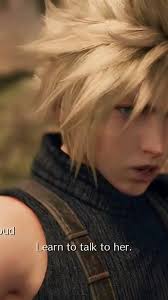 Cloud Tried Talking To The Flowers